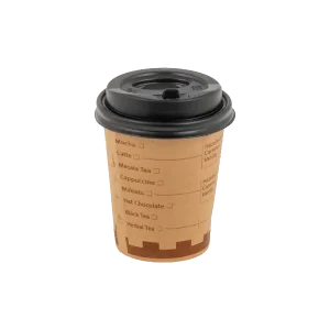 لیوان کاغذی کرافت یکبار مصرف همراه در