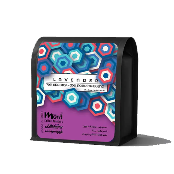 قهوه ترکیبی 70% 30% لوندر
