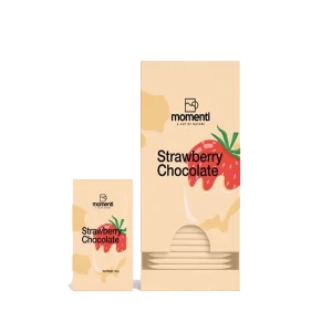 وایت چاکلت توت‌فرنگی مومنتی