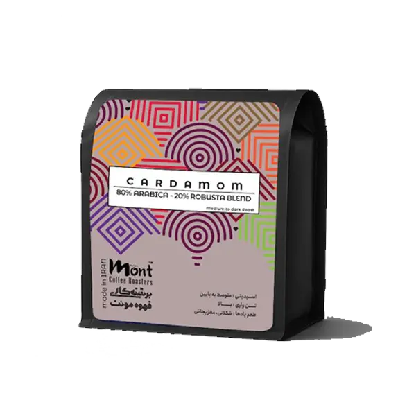 قهوه ترکیبی 80% عربیکا _ 20% ربوستا کارداموم