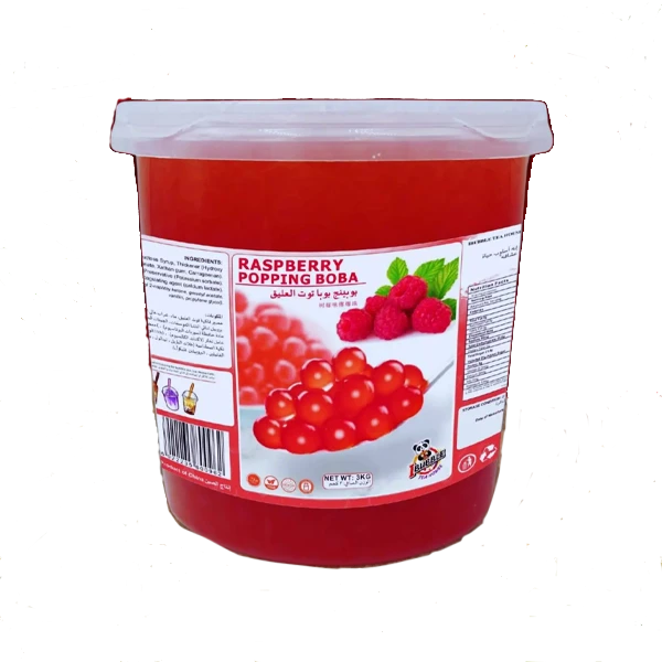 بوبا پاپینگ رزبری ۳ کیلویی برند iBubble